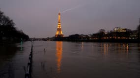 Une crue de la Sine à Paris 