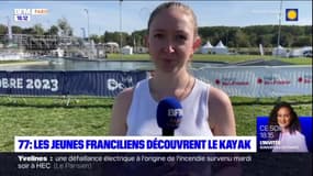 Seine-et-Marne: des jeunes franciliens découvrent le kayak