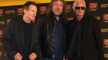 Le groupe britannique Led Zeppelin à Londres en 2007