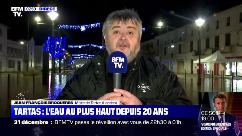 Intempéries dans les Landes: Jean-François Broquères, maire de Tartas,