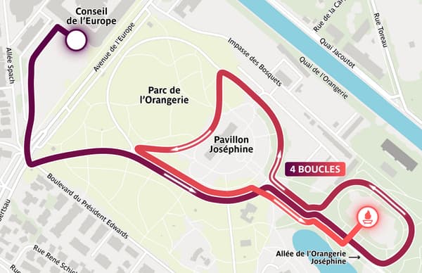 Parcours de la flamme paralympiques à Strasbourg