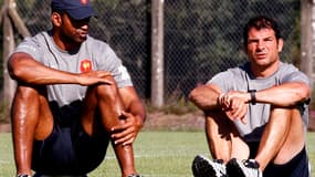 Emile Ntamack et Marc Lièvremont