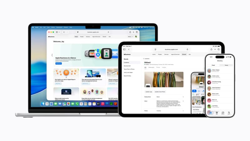 Avec Business, Apple fournit un ensemble d'outils aux entreprises pour qu’elles gagnent en visibilité et puissent proposer de la publicité sur Apple Plans