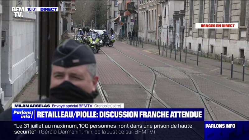 Grenoble: Bruno Retailleau est arrivé à la préfecture de l'Isère avant sa rencontre prévue avec le maire Éric Piolle