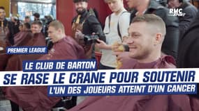 Angleterre : Le club de Barton se rase le crâne pour soutenir l’un des joueurs atteint d’un cancer