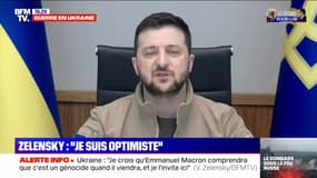 Volodymyr Zelensky: "bien sûr, je suis optimiste"