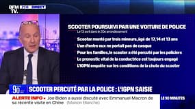 XXe arrondissement de Paris: la police accusée d’avoir percuté un scooter - 20/04
