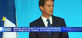 Prime de Michel Combes: Manuel Valls se félicite "que le système se soit régulé"
