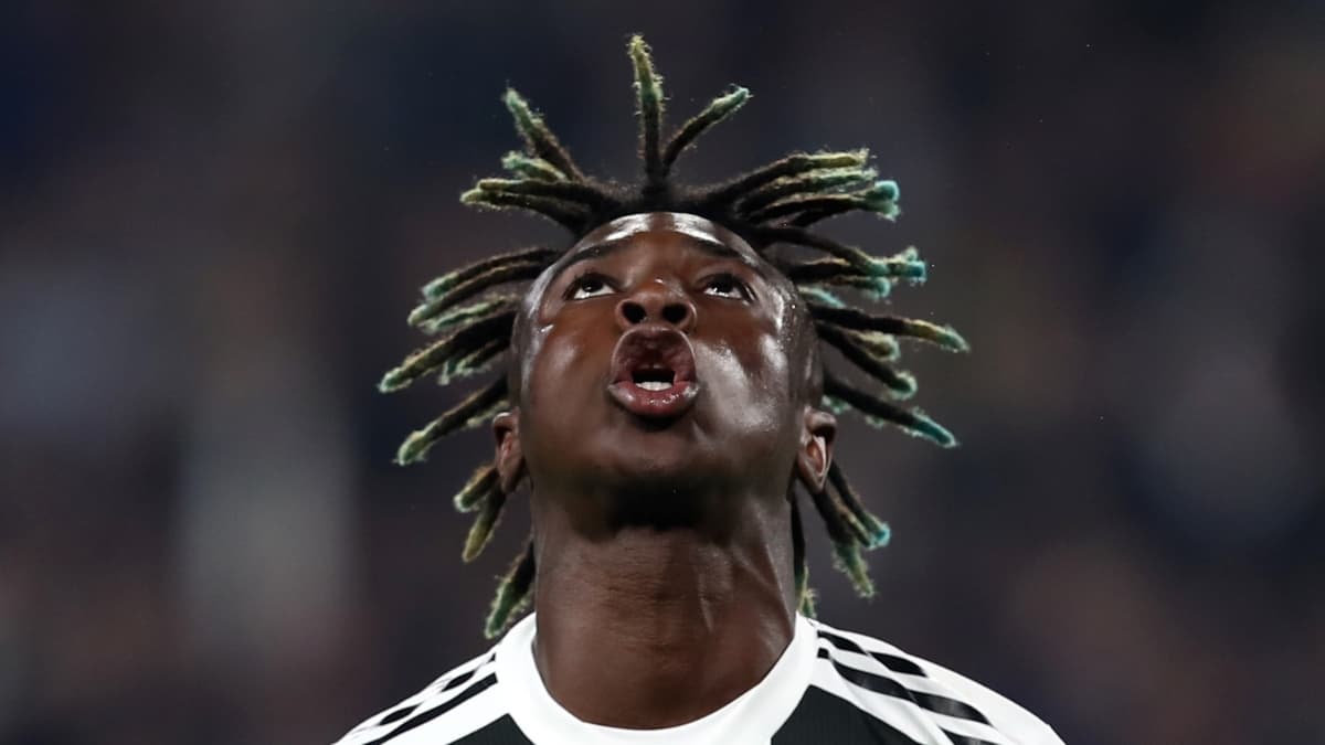Moise Kean sous le maillot de la Juventus en 2019