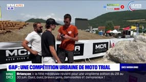 Gap: une compétition urbaine de moto trial