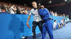 La Japonaise Uta Abe aux Jeux olympiques de Paris, le 28 juillet 2024