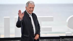 Le réalisateur Costa-Gavras le 25 septembre 2024 au festival de San Sebastian en Espagne pour l'avant-première de son nouveau film "Le Dernier souffle"