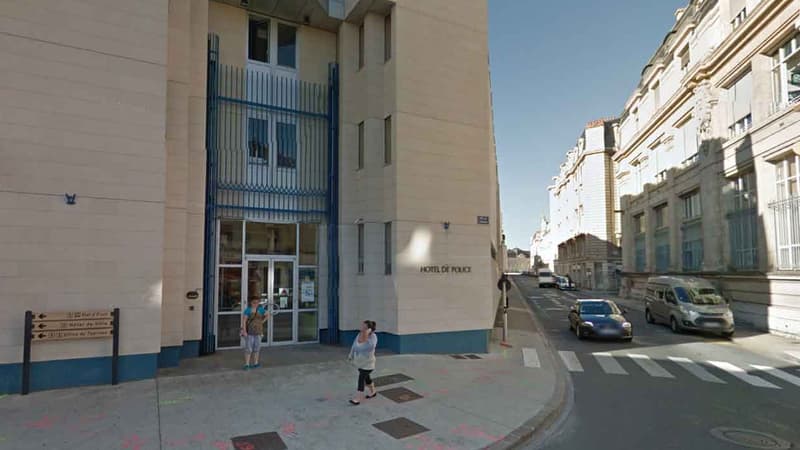 L'Hôtel de police de Poitiers d'où le détenu s'est évadé. 