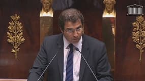 Le chef de file des députés UMP, Christian Jacob, ce mercredi à la tribune de l'Assemblée.