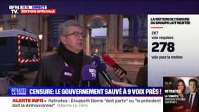 Jean-Luc Mélenchon: "Emmanuel Macron a joué avec le feu dans une poudrière"