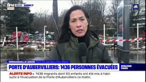 Fin de l'évacuation du campement de la porte d'Aubervilliers: plus de 1.400 personnes prises en charge