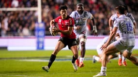 Marius Domon du RC Toulon contre Clermont, au stade Mayol le 19 avril 2025