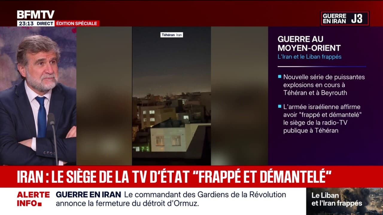 Guerre en Iran: l'armée israélienne affirme avoir "frappé et démantelé" le siège de la radio et de la télévision publique à Téhéran Kép