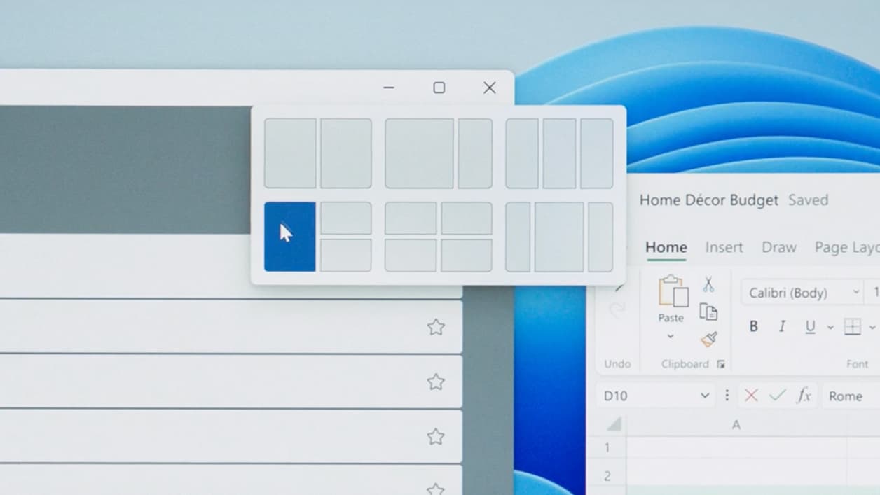 L'interface de Windows 11