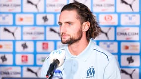 Adrien Rabiot lors de sa présentation à l'OM le 18 septembre 2024