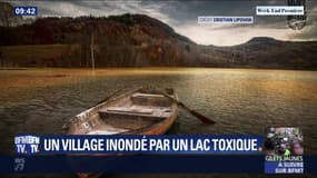 Un village roumain inondé par un lac toxique