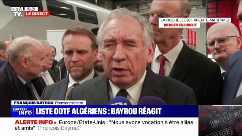 François Bayrou sur la liste d'expulsés prioritaires algériens transmise à Alger: 