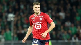 Le Belge Thomas Meunier avec Lille en septembre 2024