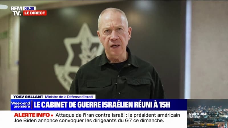 Yoav Galant, ministre de la Défense d'Israël: 