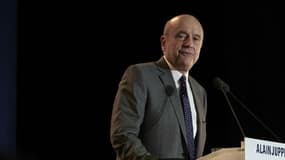 Alain Juppé lors d'un meeting à Villeurbanne, dans le Rhône, le 29 septembre 2016
