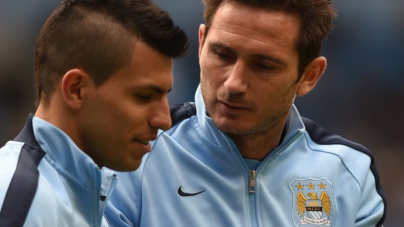 Sergio Agüero et Frank Lampard