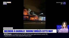 Incendie à Dardilly: 1000 m2 ravagés par le feu, des employés au chômage technique