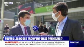 Matthieu Hanotin, maire PS de Saint-Denis: "Aucune seringue n'a été jetée depuis qu'on a ouvert le [vaccinodrome du] Stade de France"