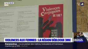 Violences faites aux femmes: la région débloque 3 millions d'euros