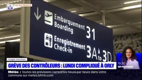 Orly: 25% de vols en moins lors de la grève des contrôleurs lundi