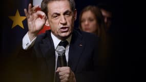 L'ancien président de la République Nicolas Sarkozy lundi 6 octobre à Vélizy-Villacoublay