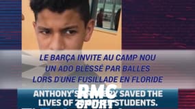 Le Barça invite au Camp Nou un ado blessé par balles lors d'une fusillade en Floride