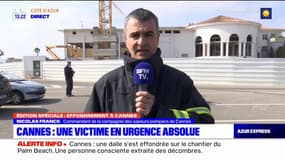 Effondrement sur un chantier à Cannes: une victime blessée légèrement