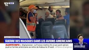 Les bagarres à cause du port du masque se multiplient à bord des avions aux États-Unis