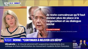 "Continuer à relever les défis": Élisabeth Borne maintient son envie de rester à Matignon