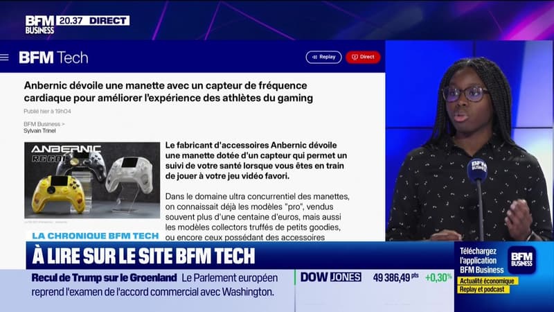 À lire sur le site Tech&Co : Anbernic dévoile une manette avec un capteur de fréquence cardiaque pour améliorer l'expérience des athlètes du gaming, par Kesso Diallo - 04/02