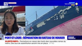 Port-Saint-Louis: les réparations du bateau de Nicolas Rouger