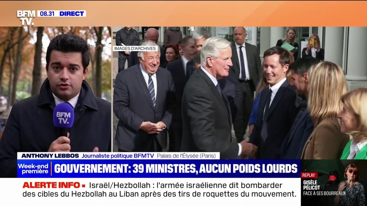 Le Premier Conseil Des Ministres Du Gouvernement De Michel Barnier Aura ...