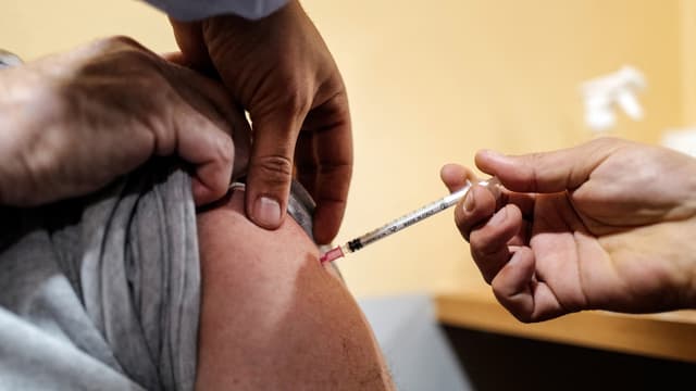 Centre de vaccination à Nice, dans les Alpes-Maritimes