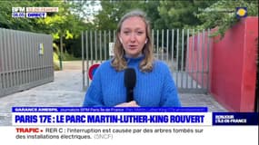Paris: le parc Martin-Luther-King rouvert après l'incendie volontaire de la semaine dernière