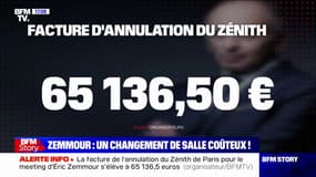 La facture de l'annulation du Zénith de Paris pour le meeting d'Éric Zemmour s'élève à 65.136,5 euros