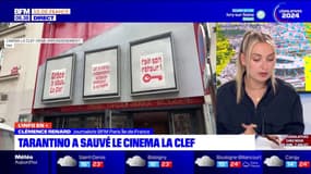 Paris: le réalisateur Quentin Tarantino a participé au rachat du cinéma La Clef