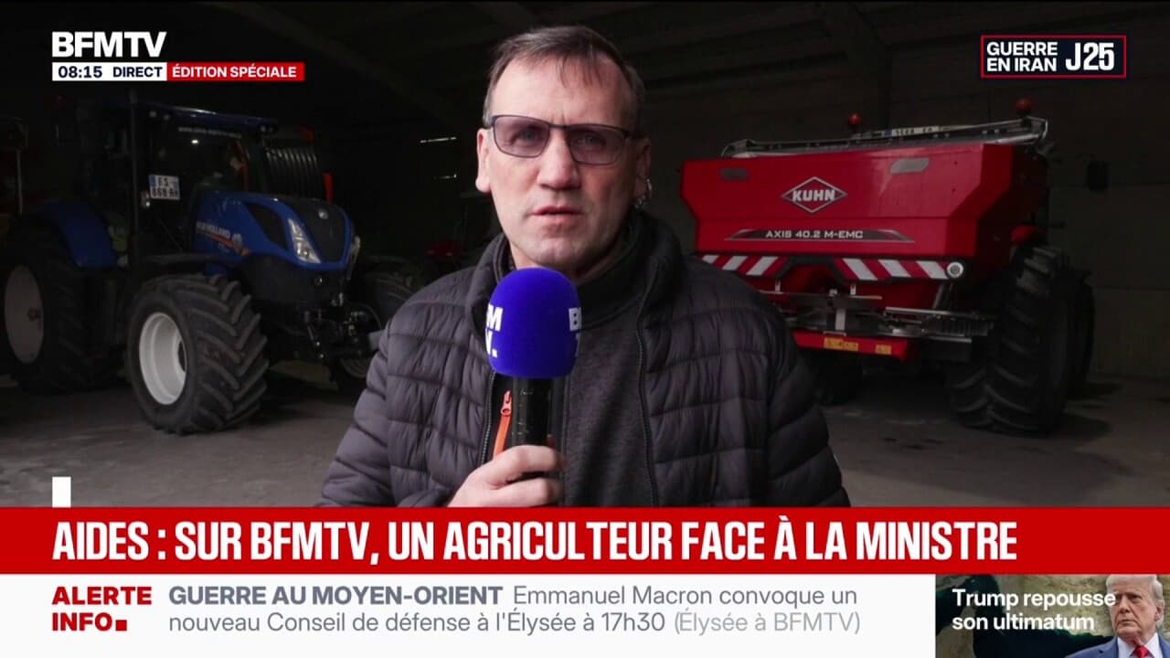 Aides du gouvernement pour les agriculteurs: "Ça ne va pas forcément dans le bon sens pour nous", affirme un agriculteur