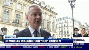 Bruno le Maire: "nous voulons que les banques investissent dans la lutte contre le réchauffement climatique"