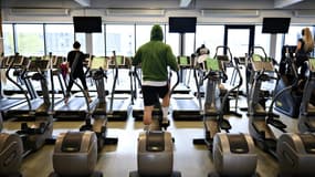Une salle de sport à Copenhague le 6 mai 2021
