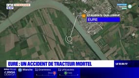 Eure: un homme de 80 ans meurt dans un accident de tracteur après être tombé dans un ravin